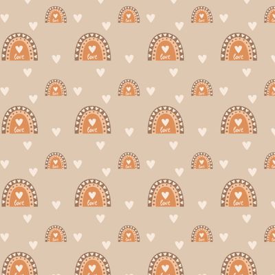 бохо радуги с сердечками