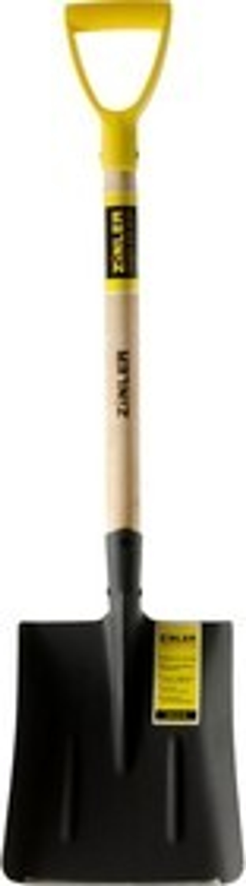 Лопата совковая атомобильная ZINLER 247х930 черенок дерево V-ручка