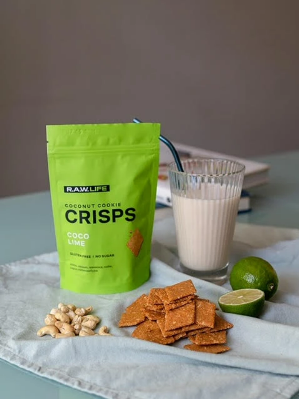 R.A.W. LIFE Crisps "Кокос - Лайм" 75гр