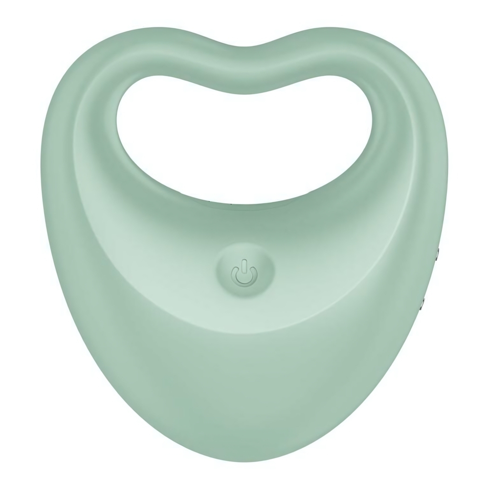 Зеленое эрекционное кольцо Satisfyer Perfect Pair 3 (Цвет: зеленый)