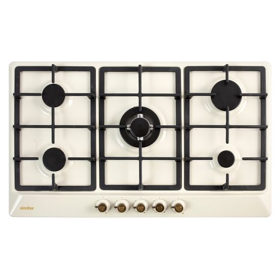 Газовая варочная панель Simfer H 90W51 O517 бежевый