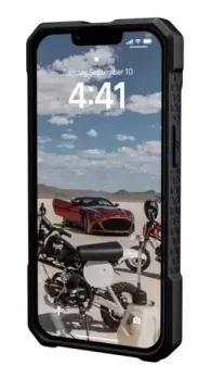 Чехол с поддержкой MAGSAFE Uag Monarch Pro для iPhone 14 6.1", цвет чёрный (Kevlar-Black)