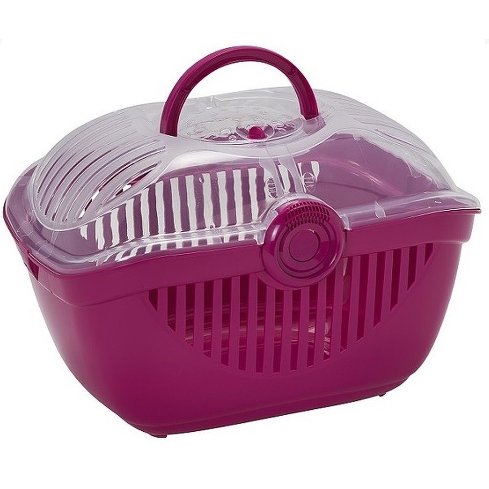 Переноска Top Runner, большая, цвет ярко-розовый 48x36x32 см Переноска Top Runner, большая, цвет ярко-розовый 48x36x32 см