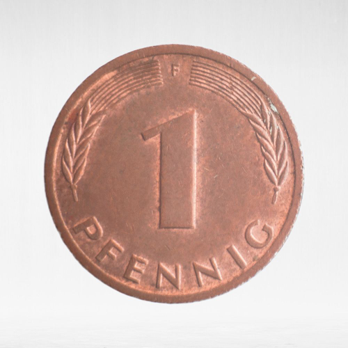 Germany, 1 Pfennig, 1984, (Stuttgart Mint - "F"), VF