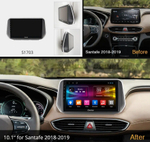 Магнитола для Hyundai Santa Fe 2018-2020 - Carmedia OL-1703-P Android 10, 8-ядер, 4ГБ-64ГБ, CarPlay, SIM-слот