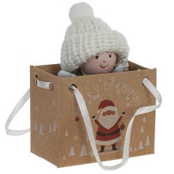 GAEM Фигурка декоративная "Дед Мороз/Ребенок/Ангел" (блок 24шт), L4,5 W3 H8 см, 9в.