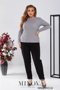 Водолазка 23-34-светло-серый Minova