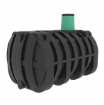 Подземная емкость Мультпласт 8.5 8500 л. горизонтальный (3360x1970x2605см;275кг;черный) - арт.555475