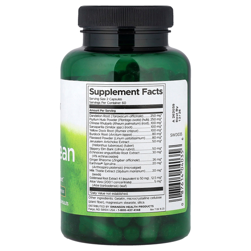 Swanson Vitamins, Detoxilean, 120 капсул