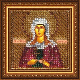 "Икона Св.Мч.Лариса Готфская"-063ПМИ вышивка