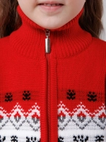 Кофта вязаная на молнии "Северное сияние"