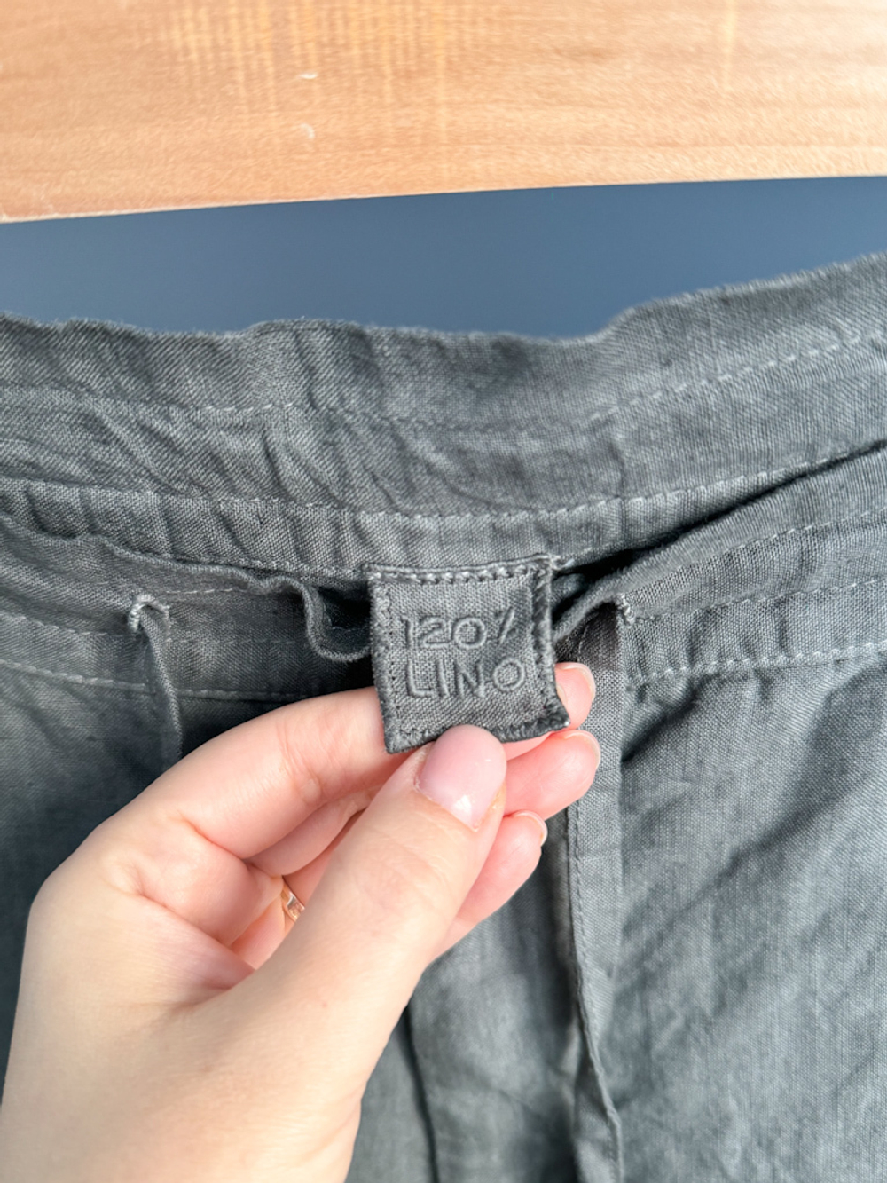 Льняные брюки 120% Lino, S
