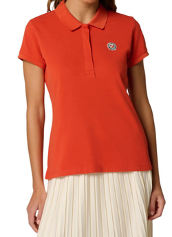 Женское теннисное поло Roland Garros Basic Islande Shirt - глина