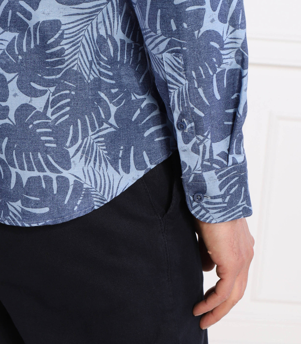 Рубашка C-HAL-kent-C1-223 BOSS BLACK - голубой(50490445)