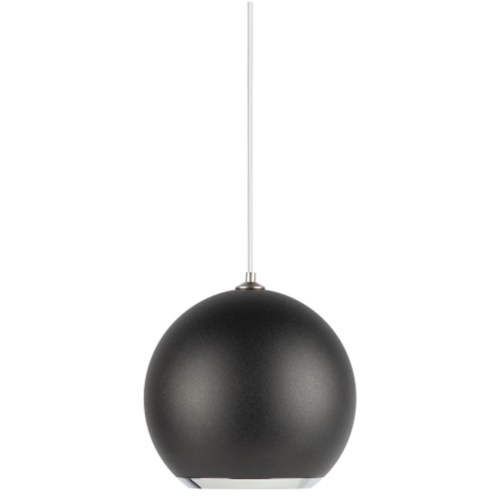 Светильник подвесной (подвес) ЭРА PL32 BK/CH MR16 GU10 потолочный круг черный, хром | Подвесные светильники