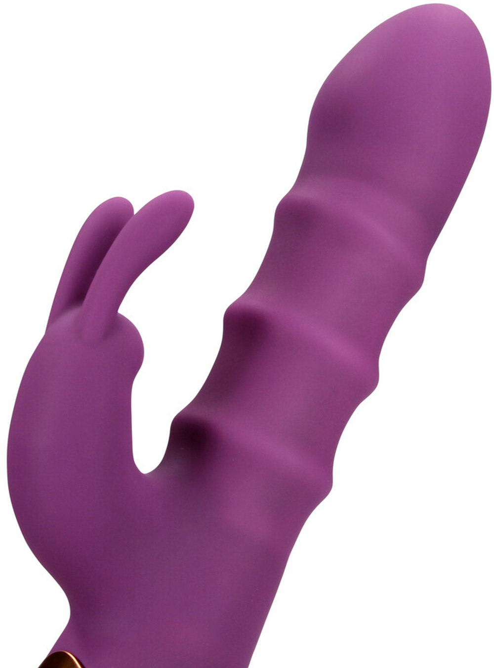 Shots Media Orchidee Purple - Вибратор с тремя движущимися кольцами