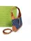 Маленькая сумка-хобо Gucci Jackie 1961 коричневый/синий