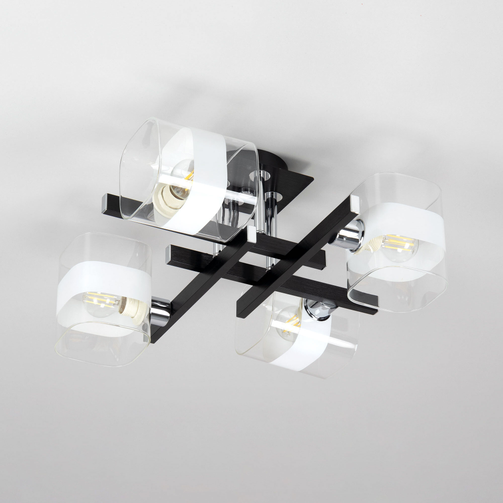 Citilux Вирта CL139242 Люстра потолочная Чёрная