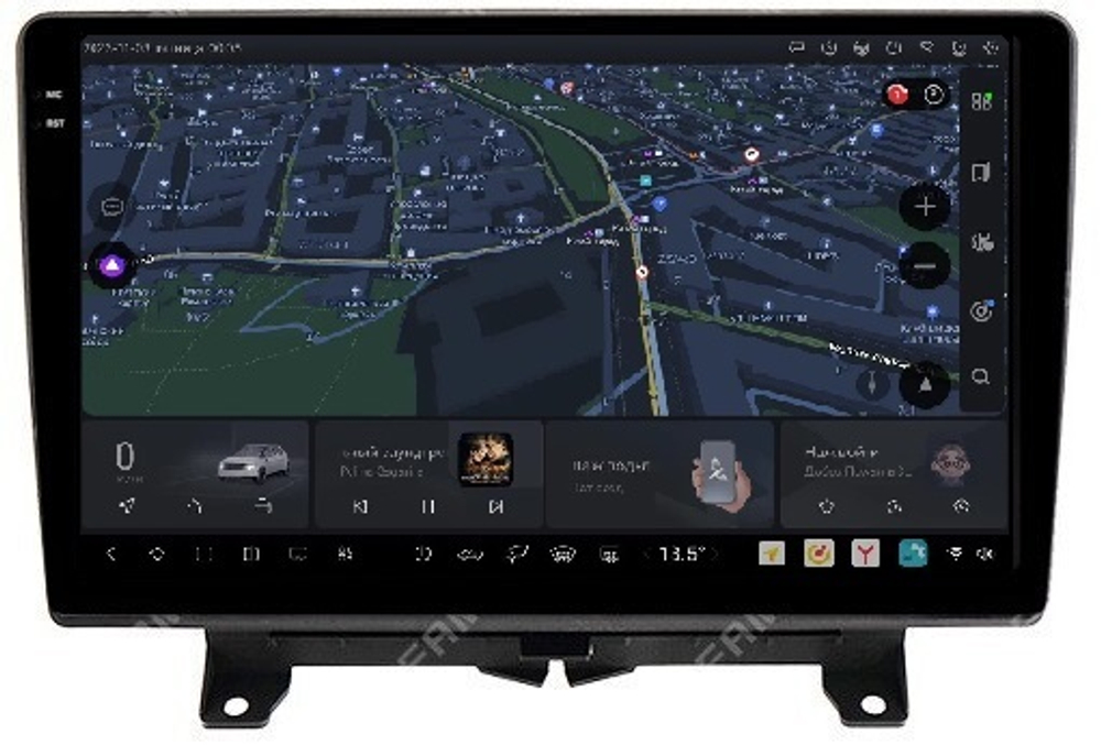 Магнитола для Range Rover Sport 2005-2009 - Carmedia EW-9307 QLed+2K, Android 13, UIS7870 (DUDU7), CarPlay, SIM-слот