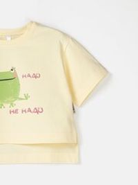 Футболка укороченная "Лягуха"