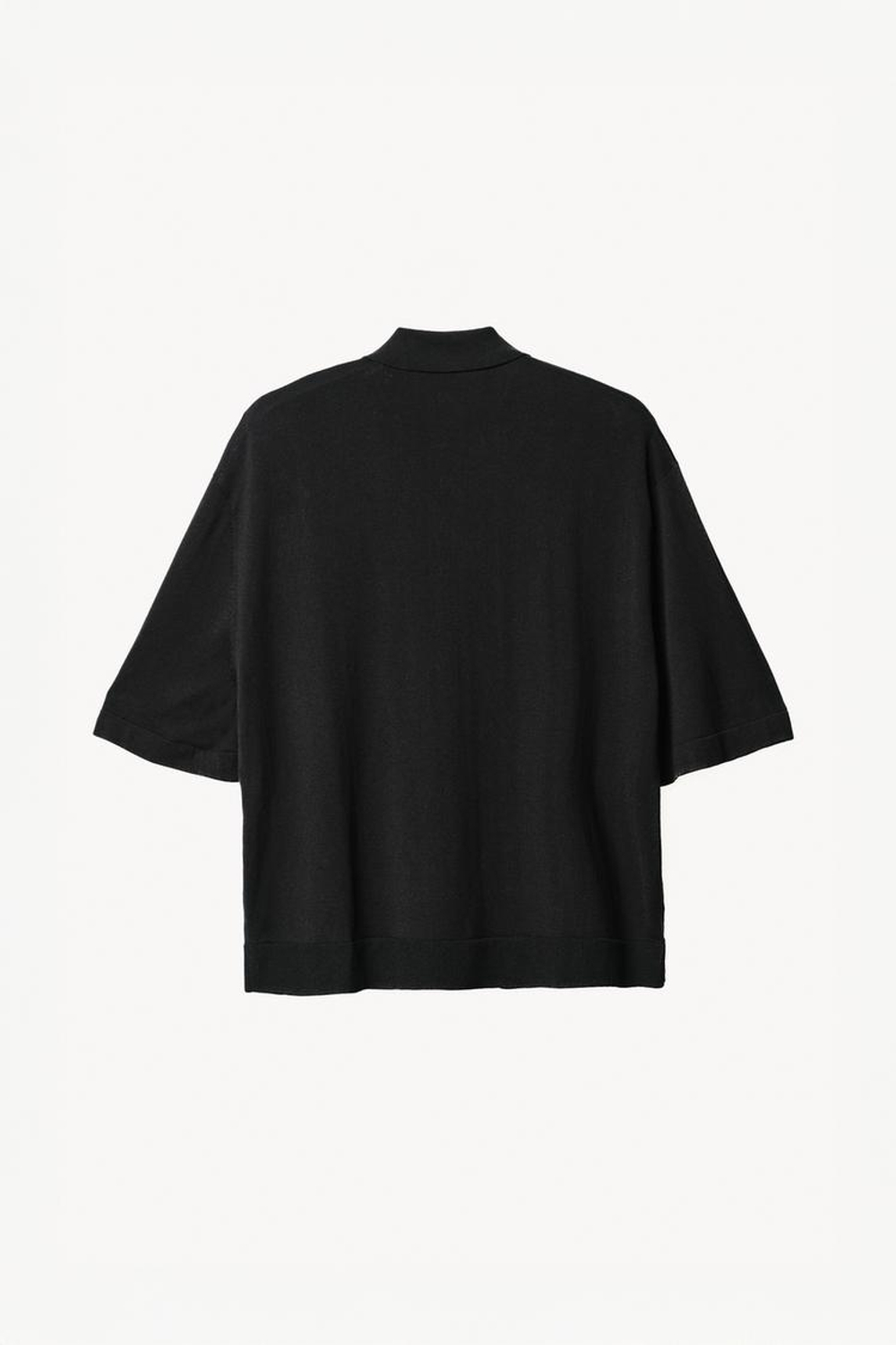 ZARA X WILLY CHAVARRIA ТРИКОТАЖНОЕ ПОЛО, ЧЕРНЫЙ