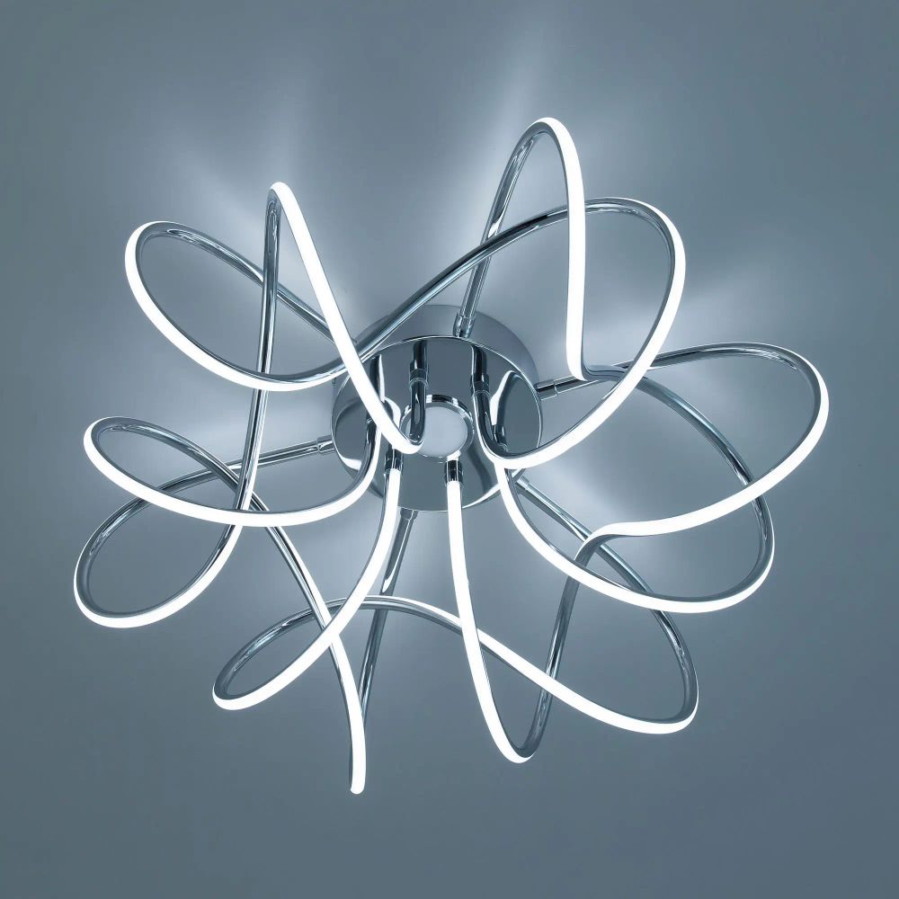 Citilux Мишель CL229161 RGB Люстра светодиодная с пультом Хром