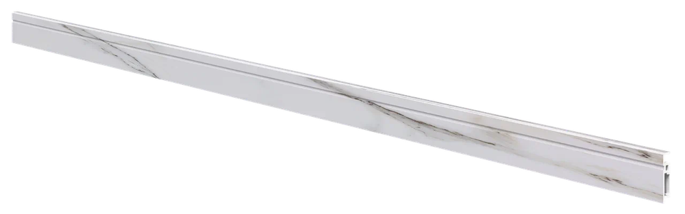 Напольный плинтус ПВХ Foresta Aviv Мрамор Физи FA 010 2000х70х13 мм