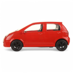 Машина ин. Хэтчбек, 25см. прозрачные окна, цв. красный. KMP 020gi