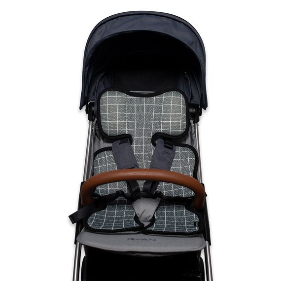 Матрасик сетчатый Organic Factory Клетка, серый