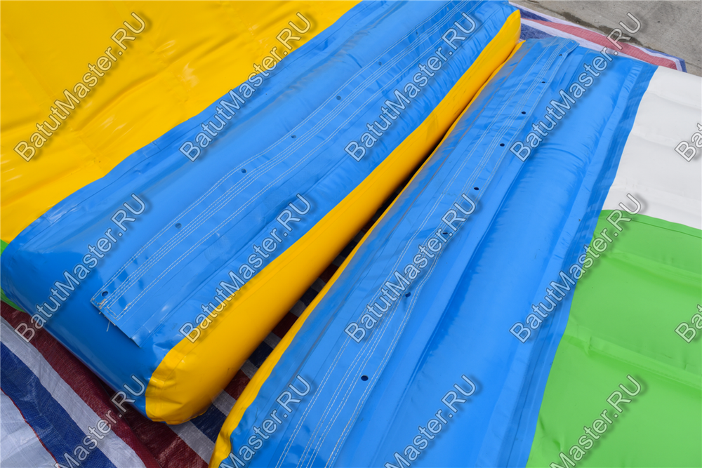 Коммерческий надувной аквапарк «Солнечный» 30×20×2,5 м