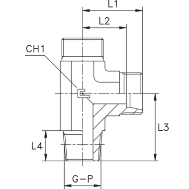 Штуцер FLC DS16 BSPT 1/2" (корпус) CAST