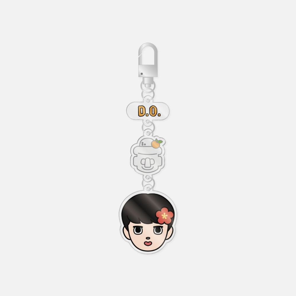 (ПРЕДЗАКАЗ) товары EXO - EXO's TRAVEL THE WORLD ON A LADDER OFFICIAL MD ACRYLIC KEYRING