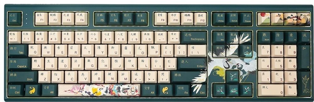 Клавиатура VARMILO Lure Crane Cherry MX Red UA A03A037D4A0A17A031 зеленый