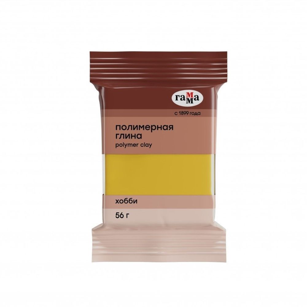 Полимерная глина Гамма, 56 гр., желтый палевый (капкейк), &quot;Хобби&quot;