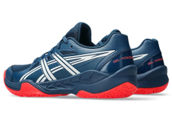 Детские теннисные кроссовки Asics Gel-Powerbreak GS - mako blue/white