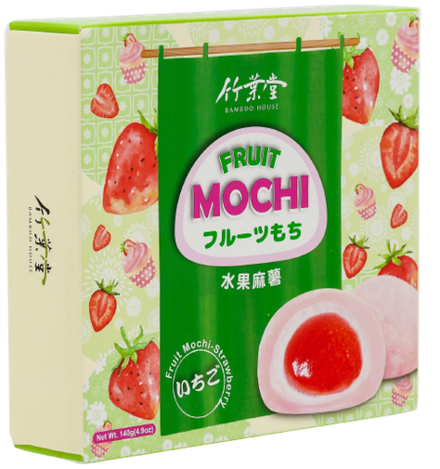 Японский Десерт Моти со вкусом Клубники