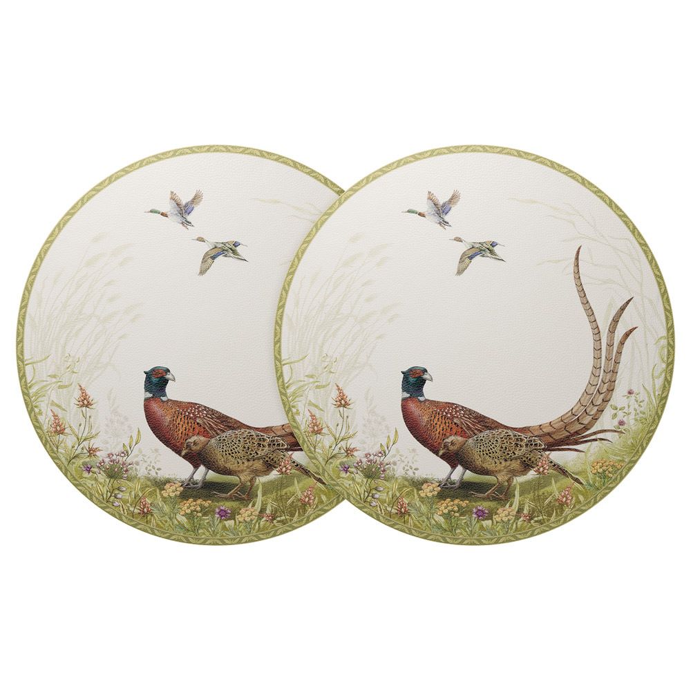 НАБОР ПОДСТАНОВОЧНЫХ САЛФЕТОК "ОХОТА" ИЗ 2 ШТ., ДИАМЕТР=38 СМ