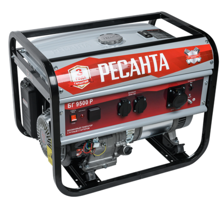 Электрогенератор Ресанта БГ 9500 Р - [7,5 кВт / 220V]