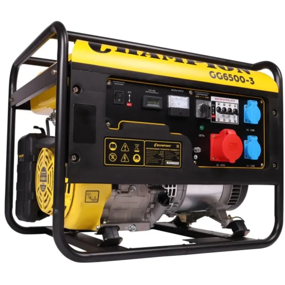 CHAMPION GG6500-3 генератор бензиновый Трехфазный