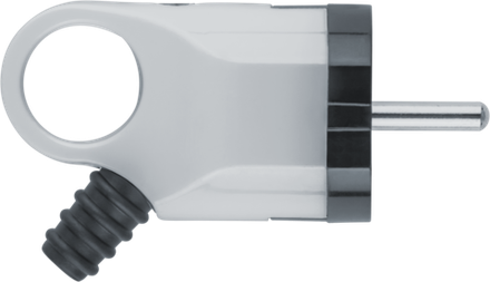 Вилка Navigator 61 361 NCA-PL03-16A-E-WH угловая с/з белая