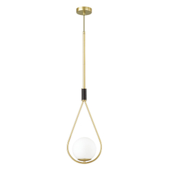 4810/1 PENDANT ODL21 415 золтой/черный/белый Подвес E14 1*40W FLARI