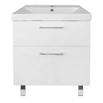 Тумба с раковиной Azario Ника 60 Н CS00091368 белая