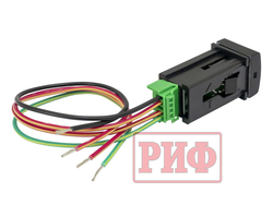 Кнопка ВКЛ/ВЫКЛ, голубой, WINCH POWER TOYOTA 22x22
