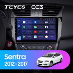 Teyes CC3 10,2" для Nissan Sentra 2012-2017