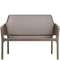 Коричневый пластиковый диван Net Bench | Nardi | Италия