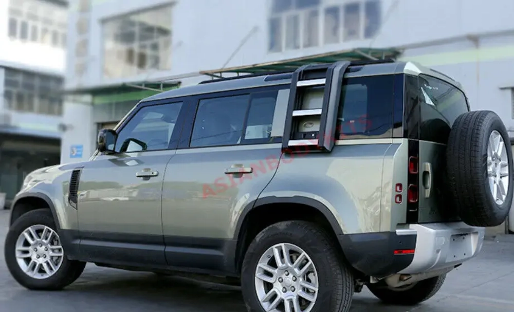 Выдвижная лестница на крышу для Land Rover Defender L663 2020+ Лэнд Ровер Дефендер