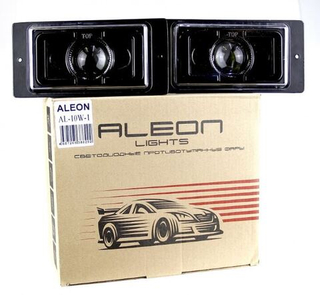 ПТФ LED 2110 9-30V 45W (W) 1линз 1реж 6000K CSP4570 (пара) ALEON #AL-10W-1