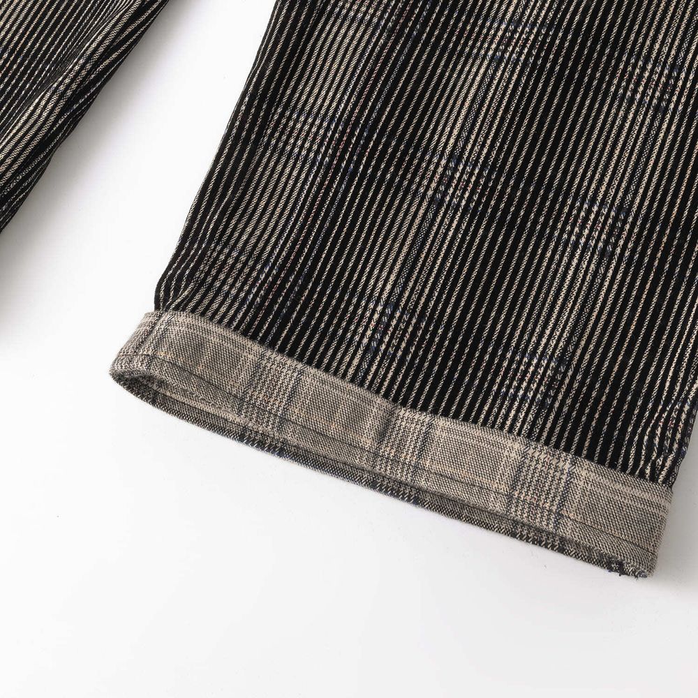 Купить Брюки Ymkashix Velvet Tartan коричневые / черные Брюки Ymkashix Velvet Tartan коричневые / черные