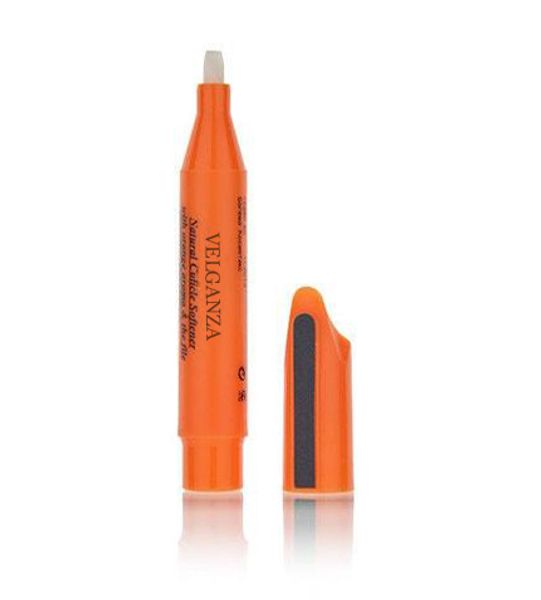 Капиллярный карандаш натуральный удалитель/масло для кутикулы VELGANZA. С экстрактом Апельсина. (Израиль)