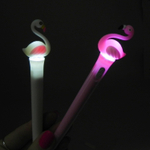 Ручка шариковая Alingar, " Фламинго ", 0,7 мм, синяя, с подсветкой, круглый, цветной, пластиковый корпус, карт. уп.